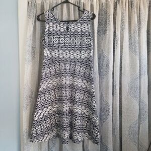 Talbots Sleeveless Fit and Flare Mini Dress SP
